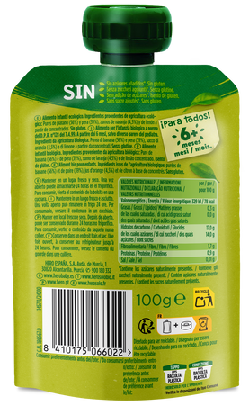 Pouch Hero solo eco frutas desde 4meses 100g