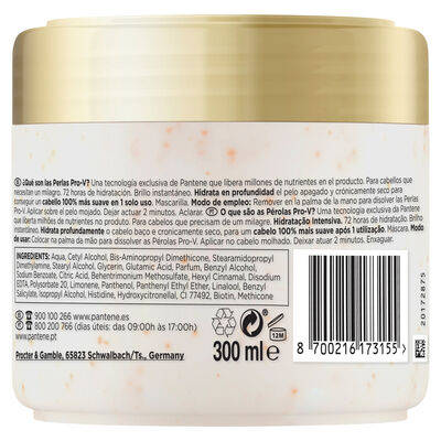 Mascarilla capilar Pro-V Miracles Pantene 300 ml Hidrataci&oacute;n intensiva
