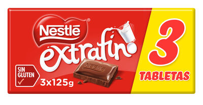 Chocolate con leche sin gluten nestle 125g pack-3