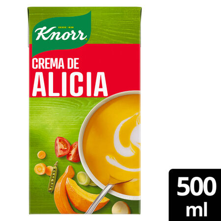 Crema con calabaza zanahoria y guisantes Knorr 500ml