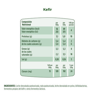 Kéfir liquido Activia 320 gr natural