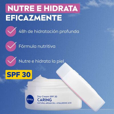 Crema facial de d&iacute;a nutritiva con factor de protecci&oacute;n solar 30 Nivea 50 ml