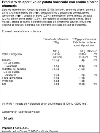 Patatas fritas horno Lays 130g campesina