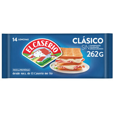 Queso Fundido En Lonchas El Caser&iacute;o 14 Unidades