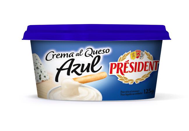 Queso crema de queso azul Président 125g
