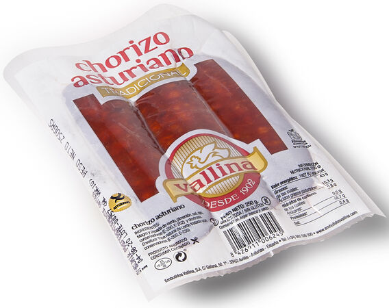 Chorizo Asturiano Embutidos Vallina 250 g