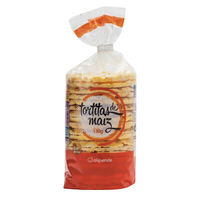 Tortitas de ma&iacute;z Alipende 130g