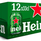 Cerveza rubia especial Heineken pack 12 latas 33cl
