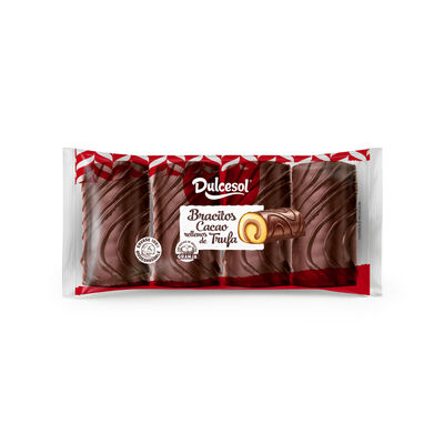 Brazitos de cacao Dulcesol rellenos de trufa 140g 
