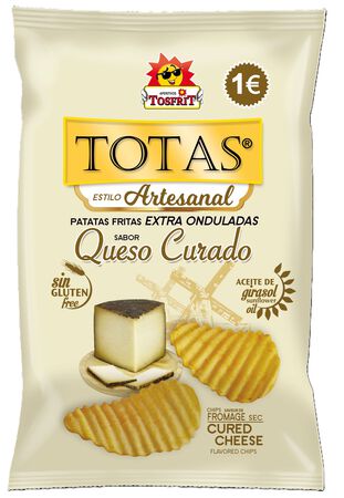 Patatas fritas sabor queso curado Totas 100g