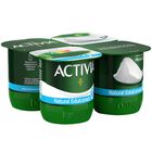 B&iacute;fidus probi&oacute;tico Activia desnatado 0% materia grasa pack 4 natural edulcorado