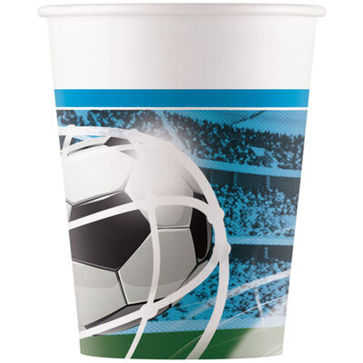 Vaso carton Decorata Party 8 Unidades Futbol 200 ml