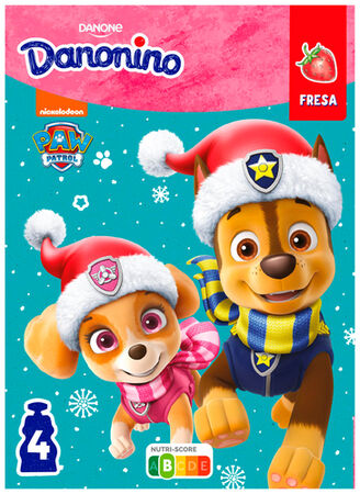 Petit Danonino para llevar pack 4 fresa