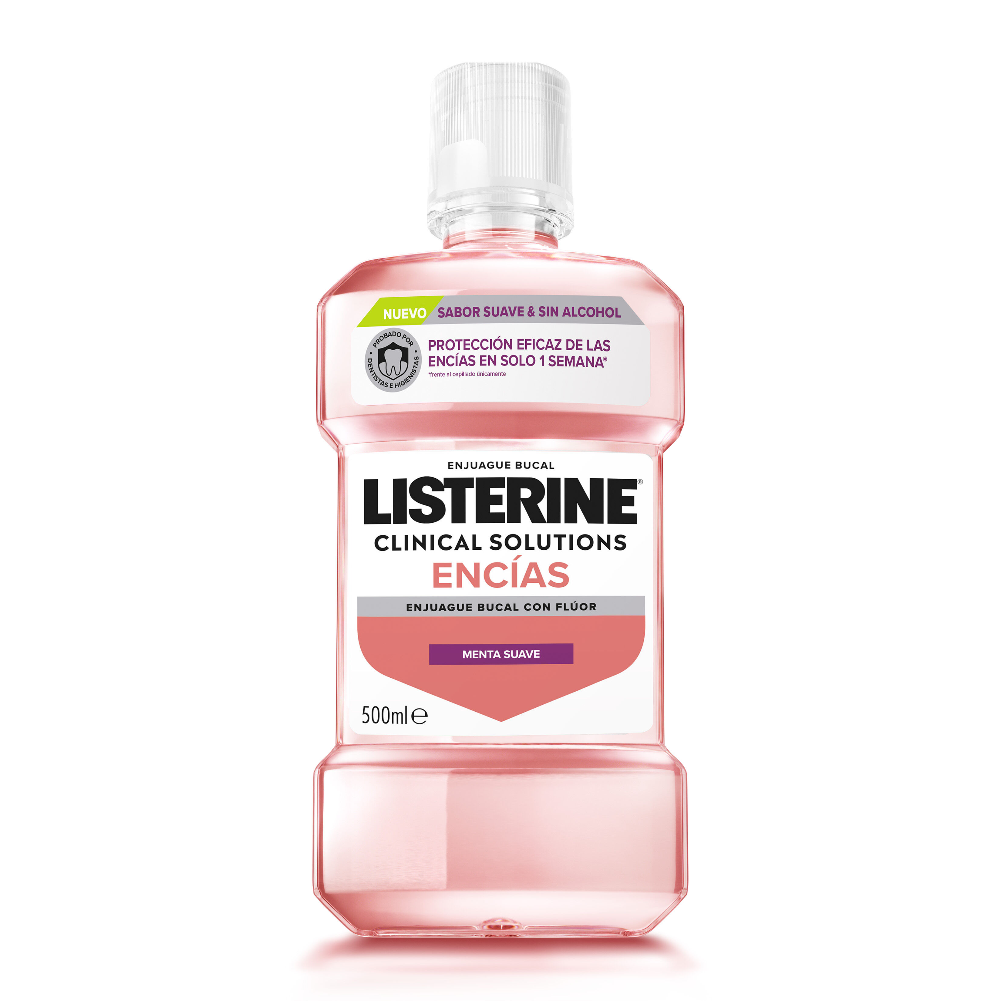 Enjuague bucal con menta suave para encías Listerine 500ml