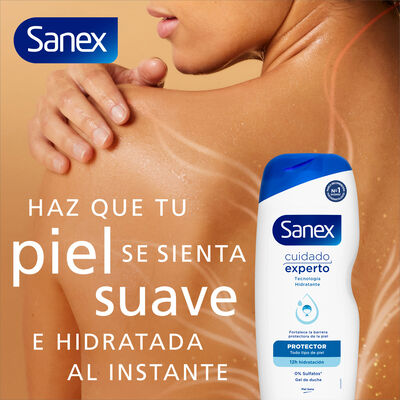 Gel de ducha o ba&ntilde;o hidratante Sanex Cuidado Experto