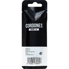 Cordones planos Achuchonas negros 110 cm