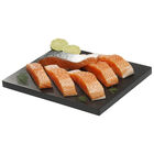 Salmón por medios o enteros peso aproximado pieza 4kg