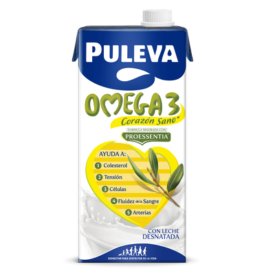 Bebida láctea Puleva omega3 1l