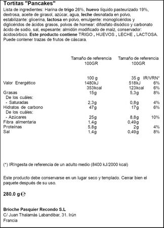 Tortitas Pasquier 280g