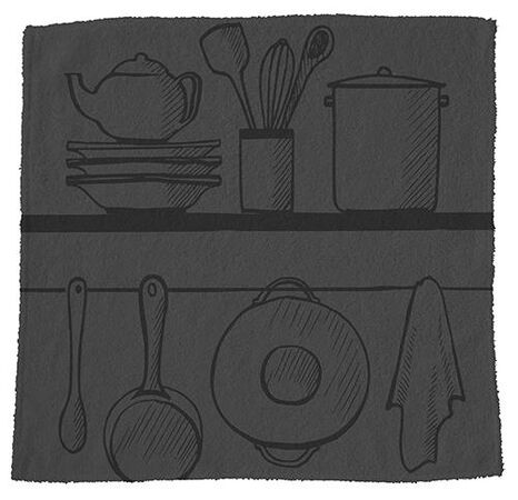 Paño de rizo Antonio Miró 2 unidades veggie