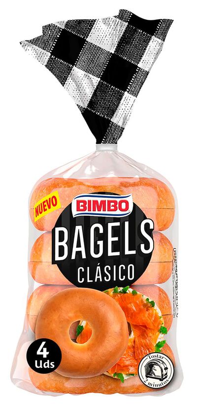 Bagels Bimbo clásico para dulce y salado 4 uds