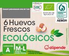 Huevos ecológicos Alipende 6u "clase m-l"