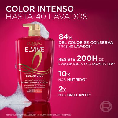 Champ&uacute; protector para cabello te&ntilde;ido o con mechas Elvive 1l