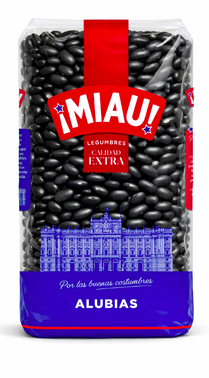 Alubia negra Miau 1k