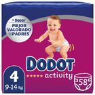Pañales Dodot Activity 58 uds talla 4 , 9kg-14kg,