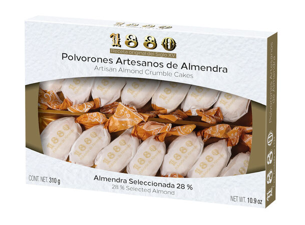 Polvorones de almendra artesanos 1880 310g