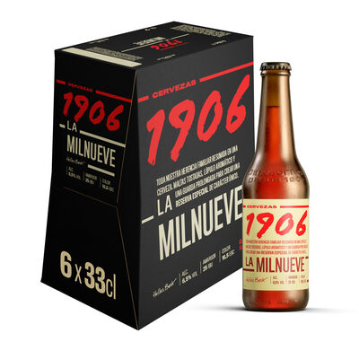 Cerveza dorada 1906 pack 6 botellas 33cl
