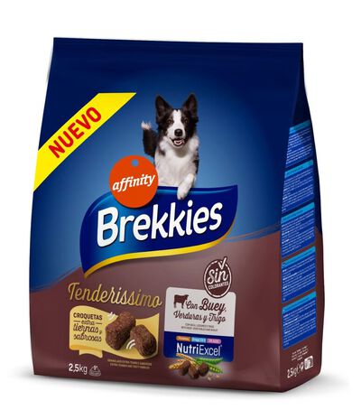 Comida para perros de buey Brekkies Tenderis 2,5kg