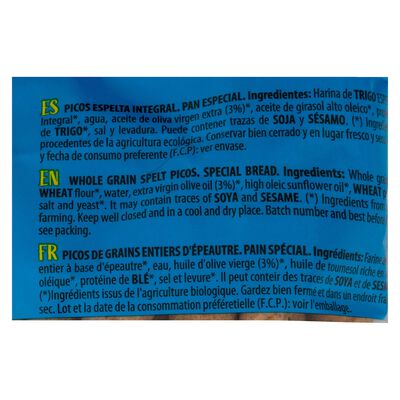 Picos integrales bio Flor De Espelta 150g