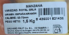 Manzana roja bolsa 1.5kg