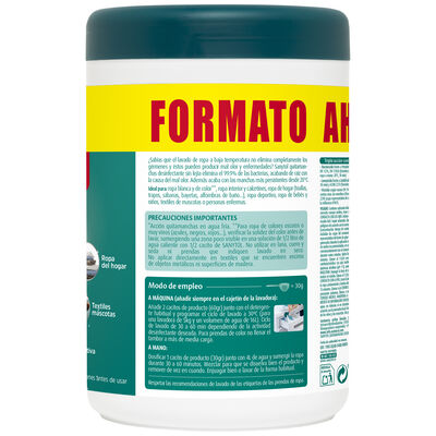 Quitamanchas en polvo Sanytol 600g desinfectante
