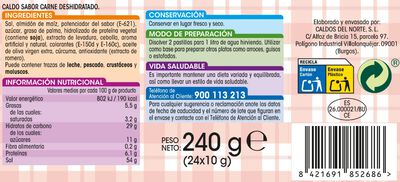 Pastillas de caldo de carne Alipende 24 unidades