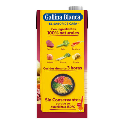 Caldo casero Gallina Blanca 1l carne 100% natural