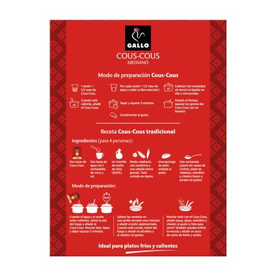Cous cous Gallo 500g mediano