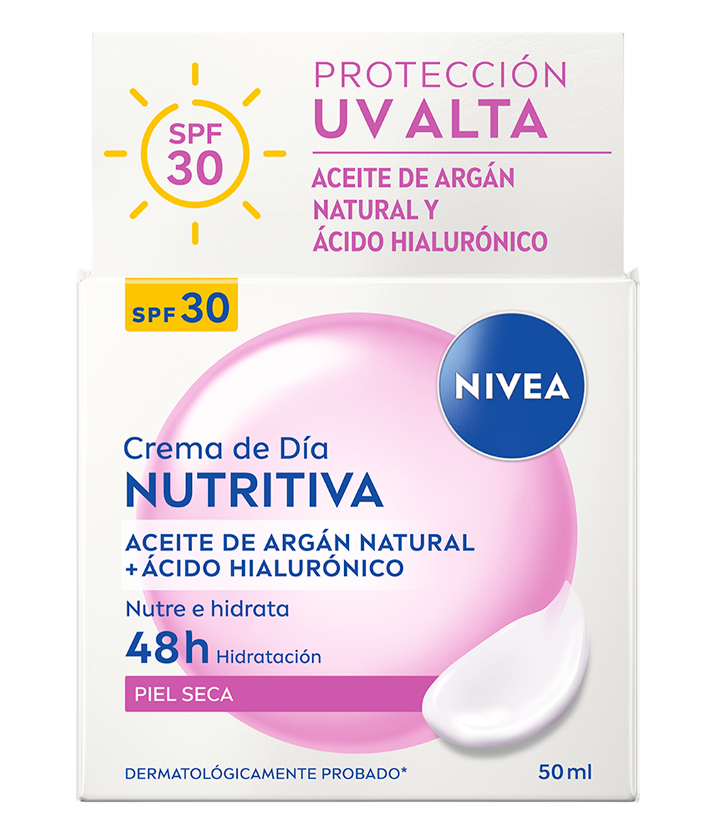 Crema facial de día nutritiva con factor de protección solar 30 Nivea 50 ml