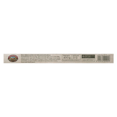 Pizza Fresca de Jamón con perlas de mozzarella Casa Tarradellas 400g