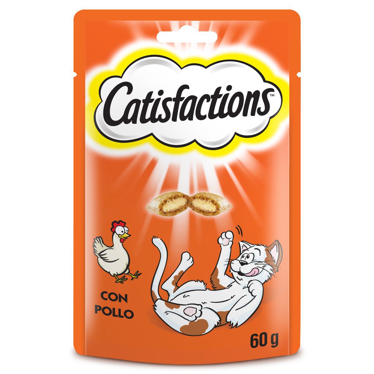 Snack gato Catisfactions pollo 60g
