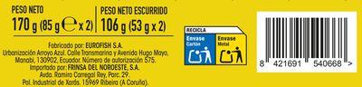 Filete de caballa Alipende pack 2 en limón