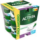 Bífidus probiótico Activia 0% pack 8 natural