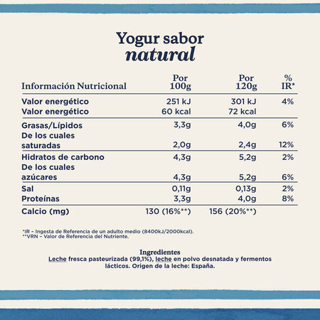 Yogur Danone pack 4 natural
