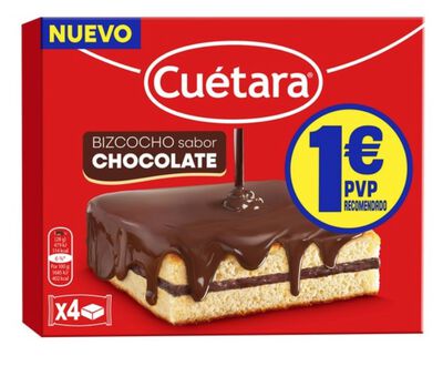 Bizcocho Cuetara 4u Chocolate