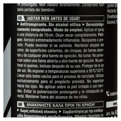 Desodorante en spray Nivea men 200ml invisible ropa blanca y negra