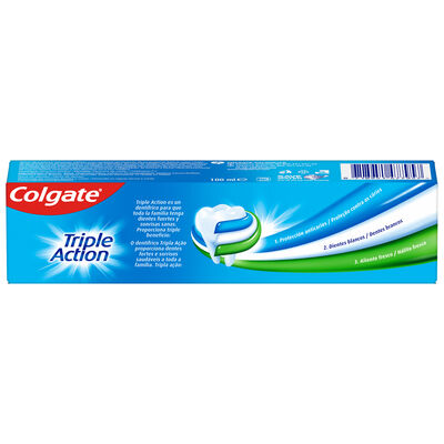 Pasta de dientes Colgate Triple Action anticaries y frescor a menta 100ml
