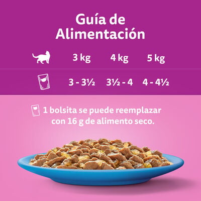 Comida para gatos de salm&oacute;n y at&uacute;n Whiskas 4x85g