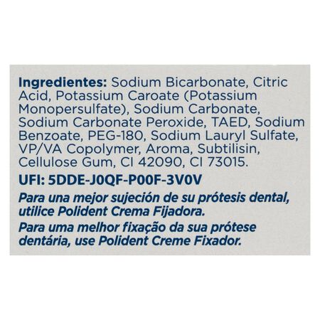 Tabletas limpiadoras Polident 36 uds