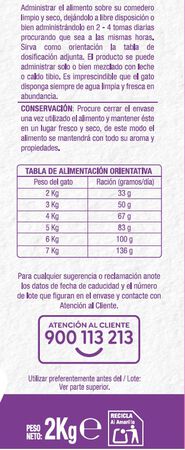 Alimento completo para gato Meque carne verdura pescado 2kg